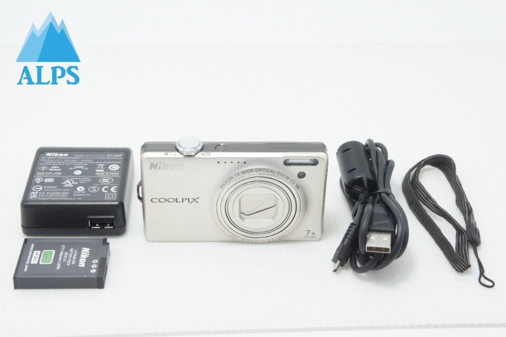 Nikon ニコン COOLPIX S6000 コンパクトデジタルカメラ シャンパンシルバー 260603y【アルプスカメラ】