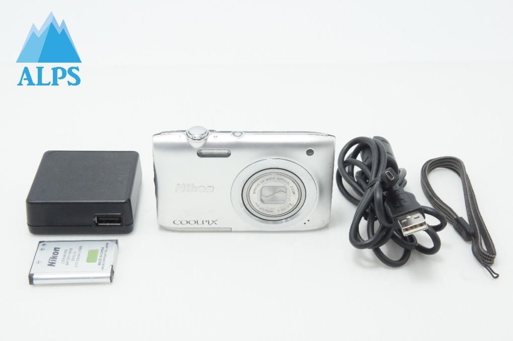 Nikon ニコン COOLPIX A100 コンパクトデジタルカメラ シルバー 260610p【アルプスカメラ】