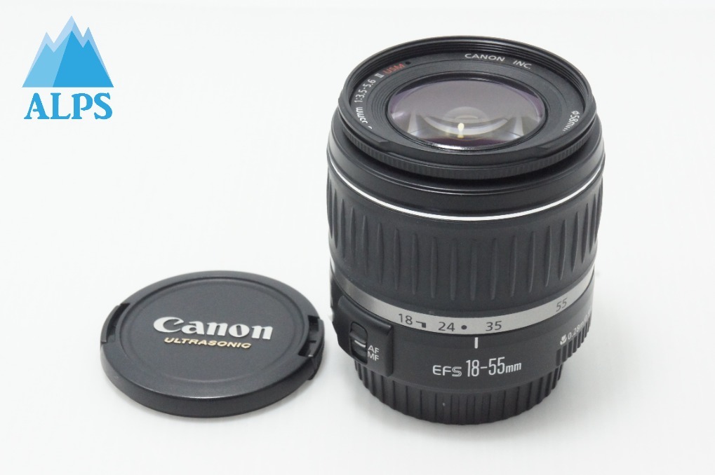 Canon キヤノン EF-S 18-55mm F3.5-5.6 II USM APS-C ズームレンズ 260619ao【アルプスカメラ】