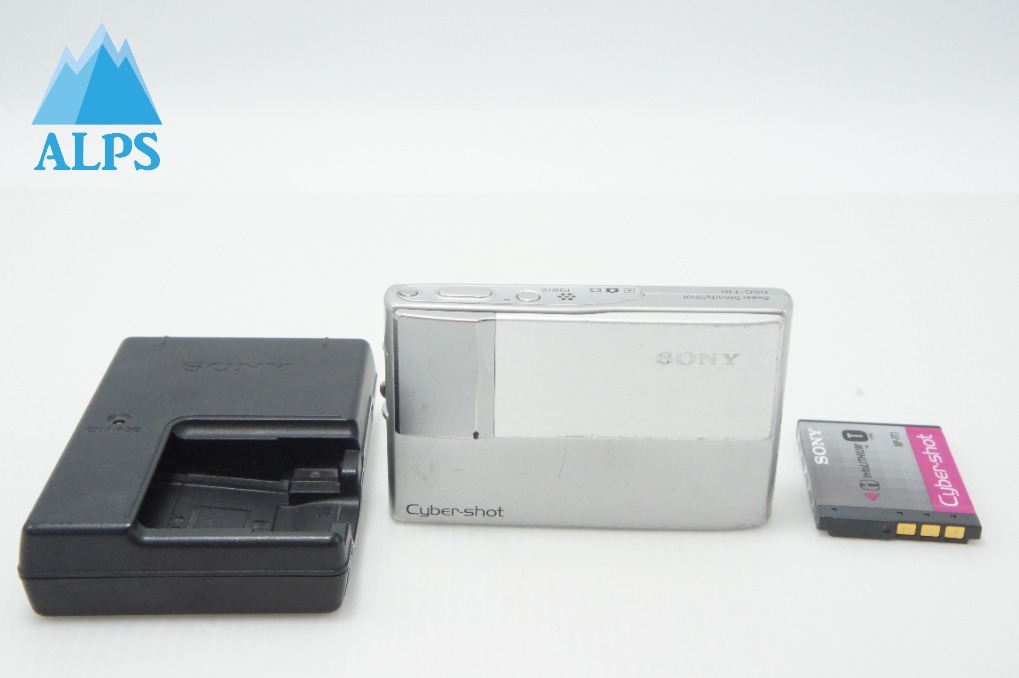 SONY ソニー Cyber-shot DSC-T10 コンパクトデジタルカメラ シルバー 260624ag【アルプスカメラ】