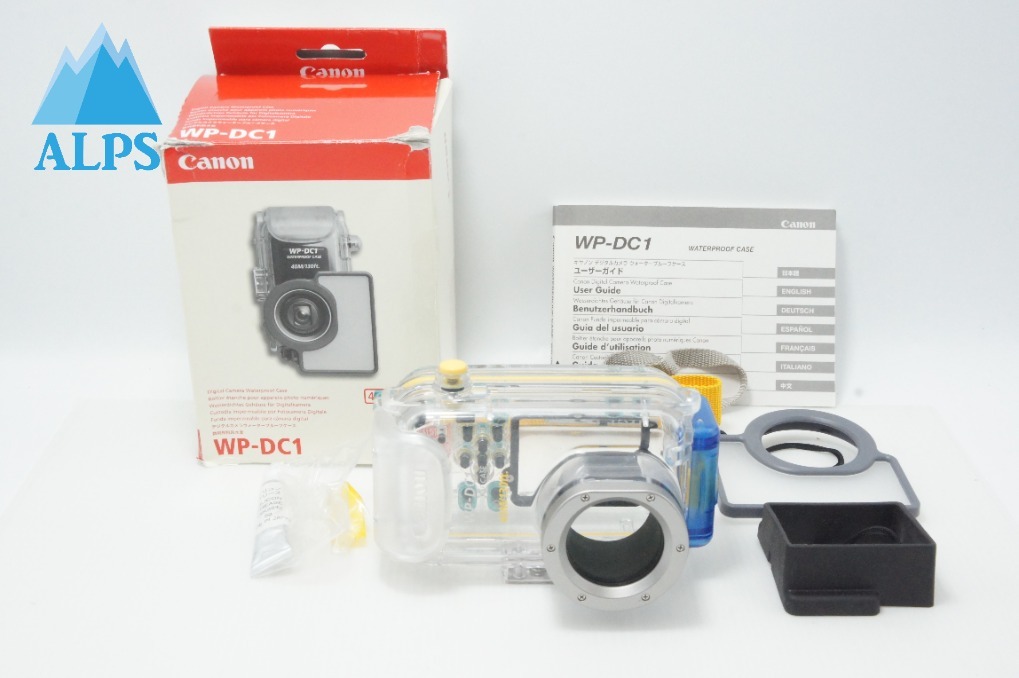 良品 Canon キヤノン ウォータープルーフケース WP-DC1 元箱付 260624s【アルプスカメラ】