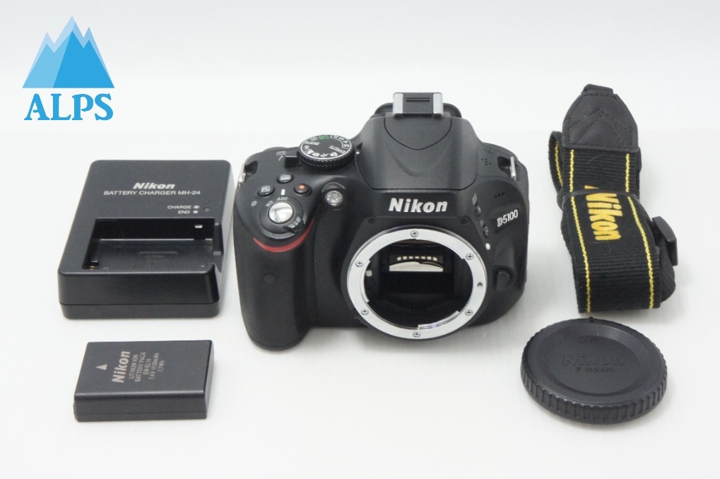 良品 Nikon ニコン D5100 ボディ デジタル一眼レフカメラ ブラック 260619u【アルプスカメラ】