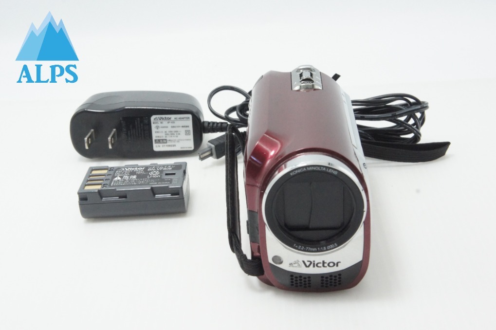 JVC ケンウッド Victor Everio GZ-MG650 デジタルビデオカメラ レッド 260615k【アルプスカメラ】