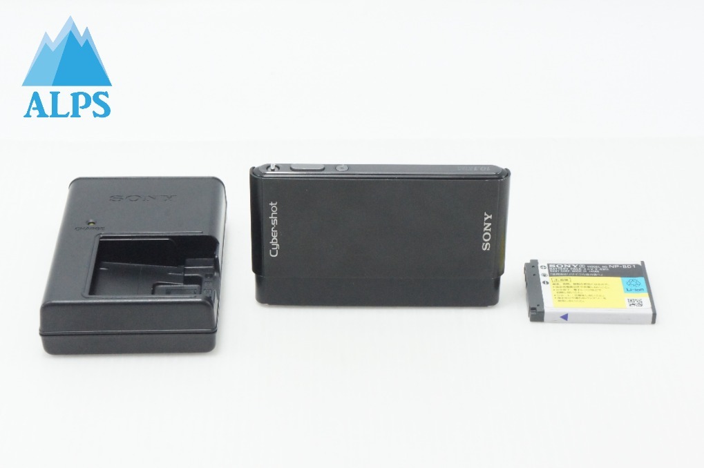 SONY ソニー Cyber-shot DSC-T77 コンパクトデジタルカメラ ブラック 260617c【アルプスカメラ】
