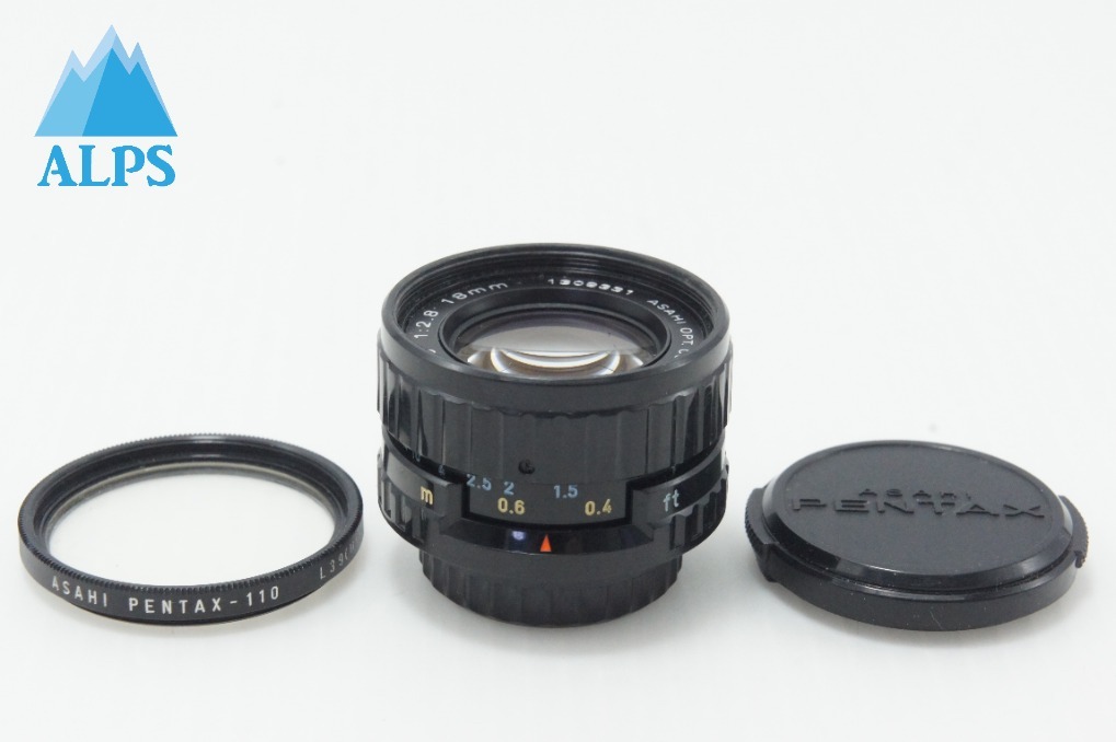 PENTAX-110 ペンタックス 18mm F2.8 MF 単焦点レンズ 260624an【アルプスカメラ】