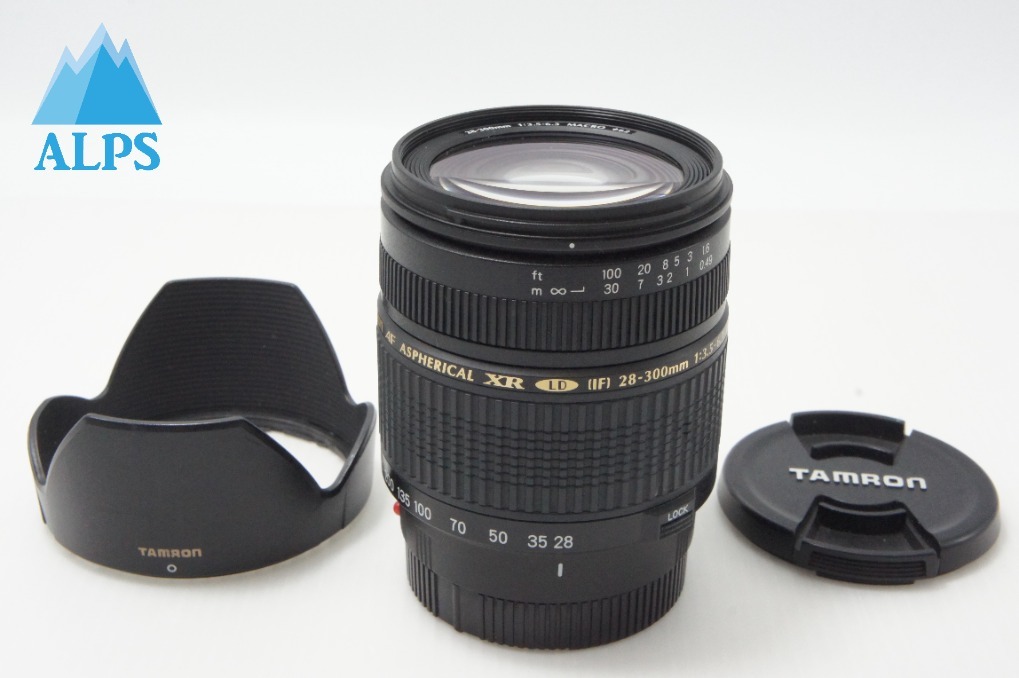 TAMRON AF 28-300mm F3.5-6.3 XR LD Aspherical IF MACRO A06 SONY MINOLTA αマウント ズームレンズ フード付 260624ap【アルプスカメラ】