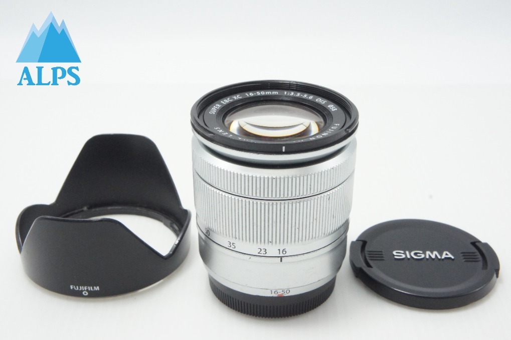 FUJIFILM フジフィルム FUJINON XC 16-50mm F3.5-5.6 OIS ズームレンズ シルバー フード付 260626y【アルプスカメラ】