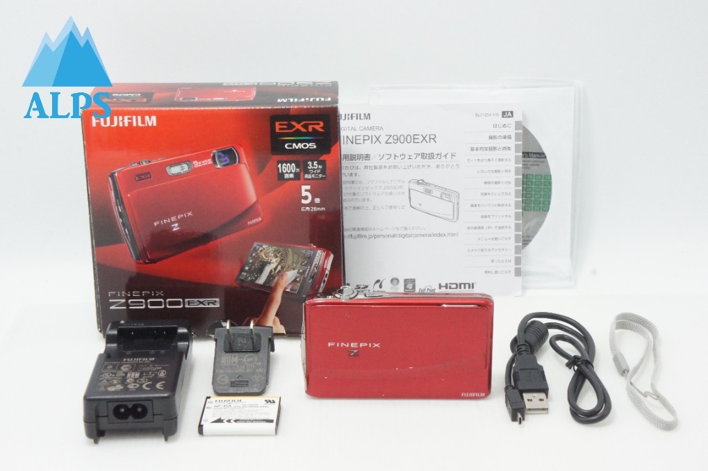 FUJIFILM フジフィルム FinePix Z900EXR コンパクトデジタルカメラ レッド 元箱付 260625r【アルプスカメラ】