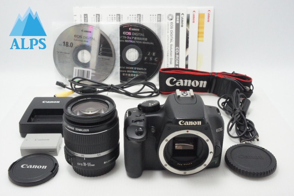 Canon キヤノン EOS Kiss F ボディ + EF-S 18-55mm F3.5-5.6 IS デジタル一眼レフカメラ 260626k【アルプスカメラ】