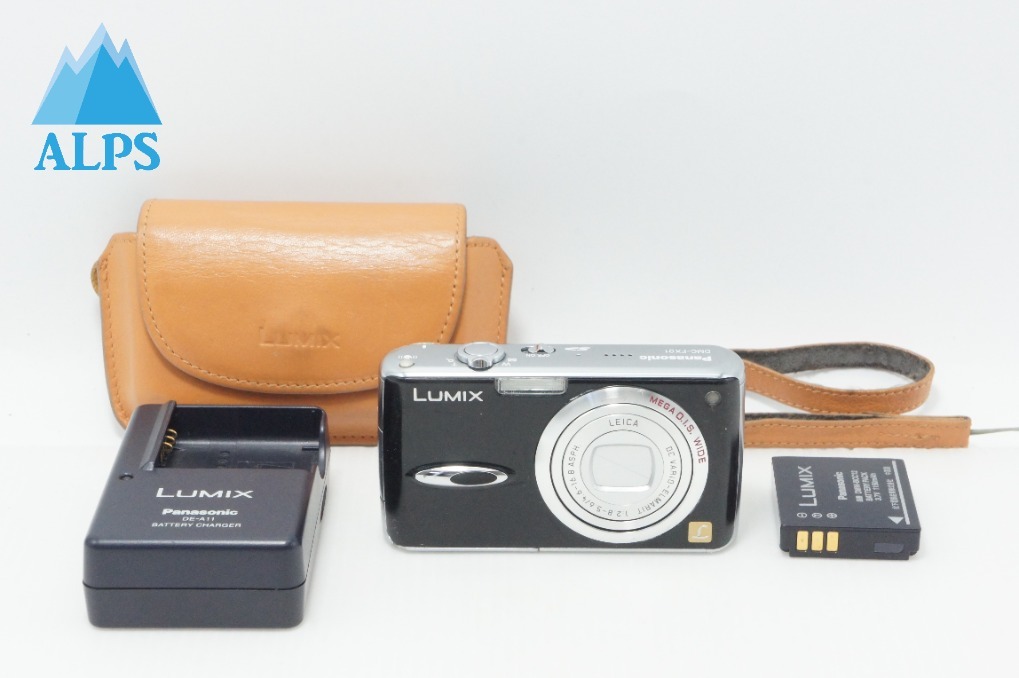 Panasonic パナソニック LUMIX DMC-FX01 コンパクトデジタルカメラ ブラック ケース付 260626ad【アルプスカメラ】