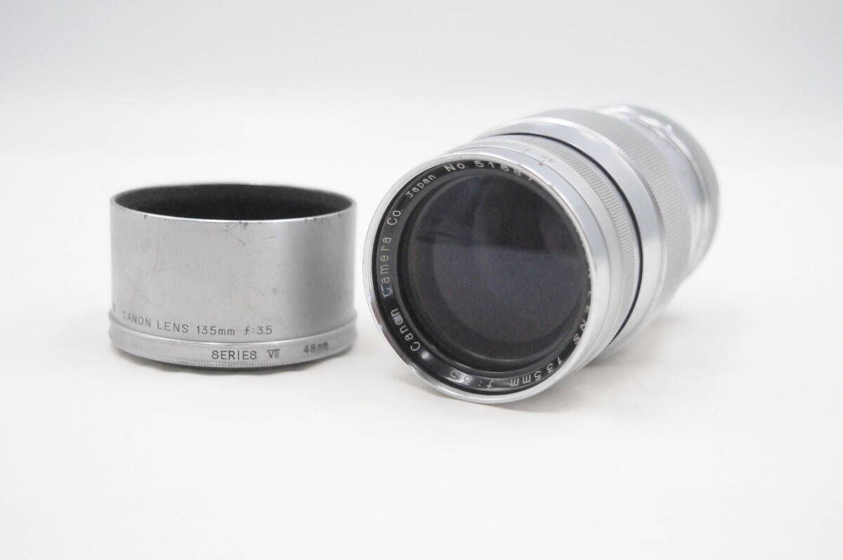 ★美品★CANON LENS キヤノン 135mm F3.5 Lマウント★動作OK★A275★