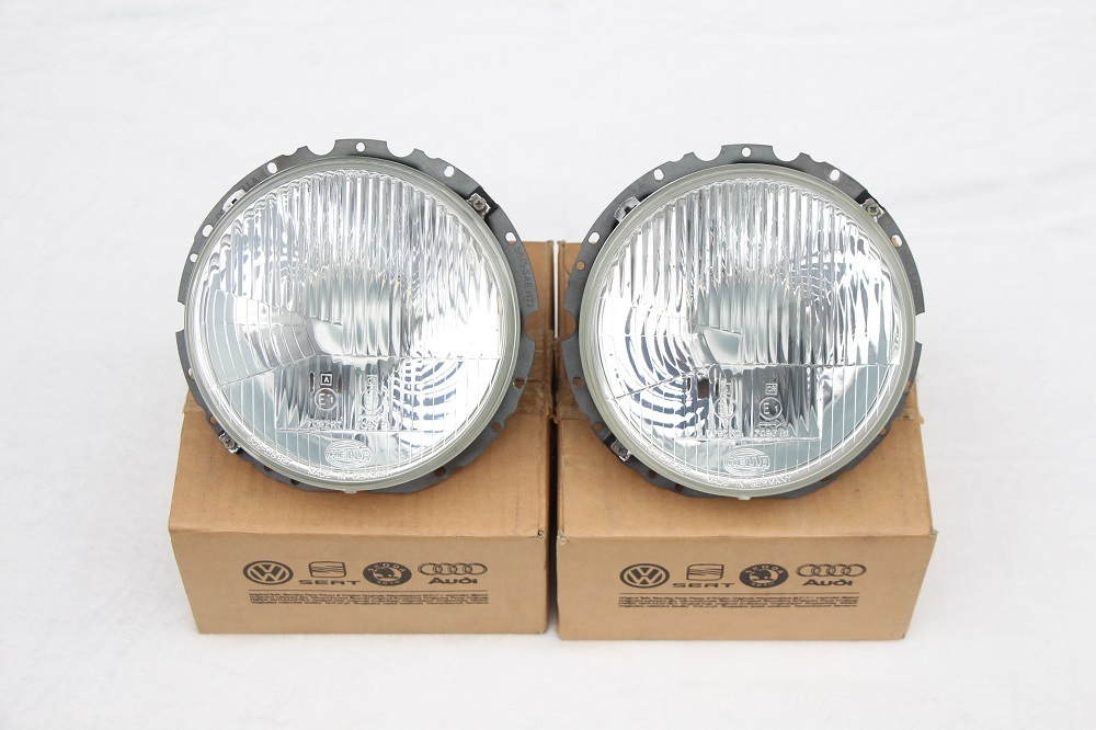 ゴルフ1 ヘッドライトセット Mk1 Golf1 GolfⅠ 日本仕様 左側通行用 17EN 17ENK 152HK GTI GLE GLD GLI レンズ
