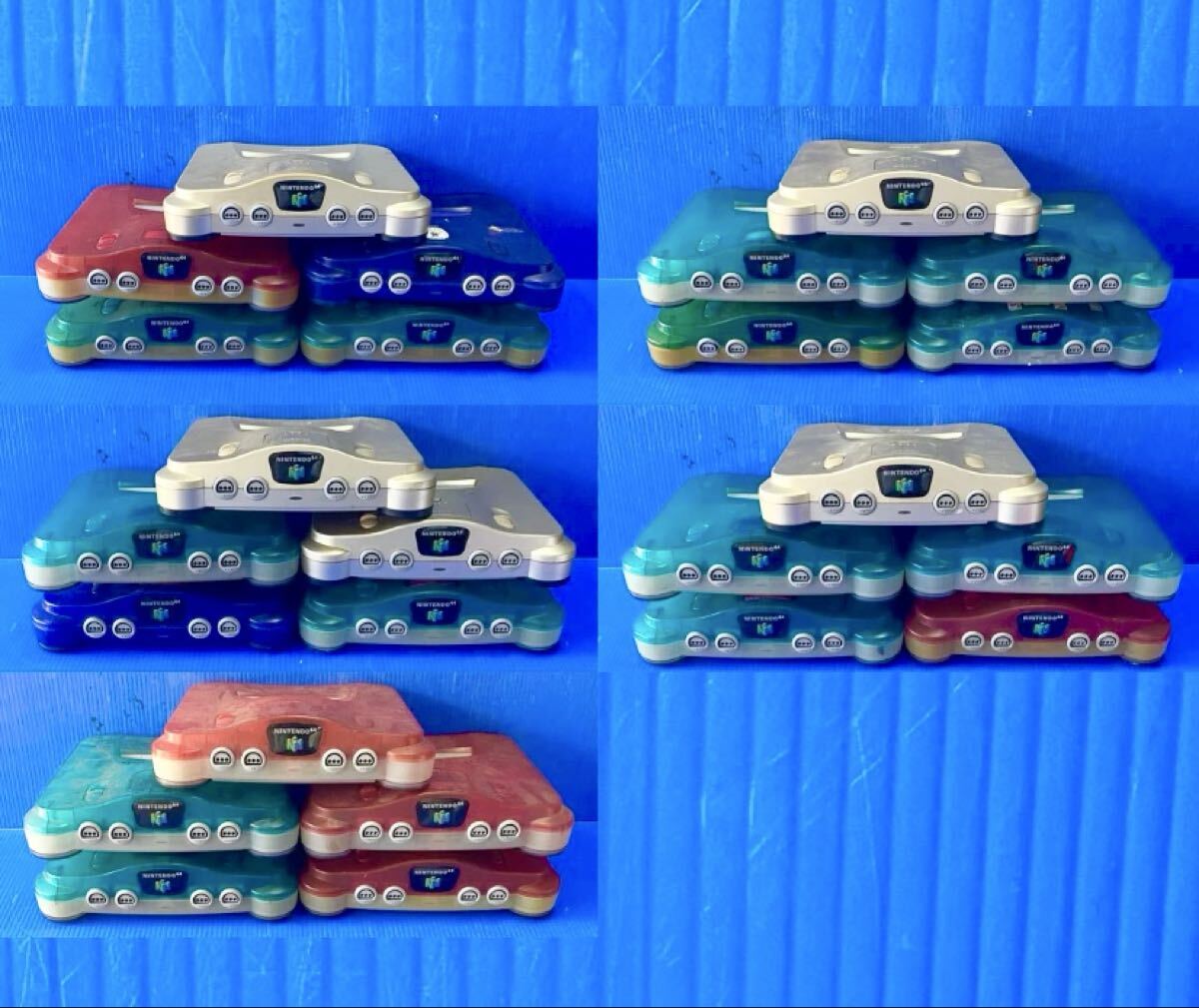 Nintendo64 25台 クリアブルー クリアレッド ゴールド バイオレット 限定色