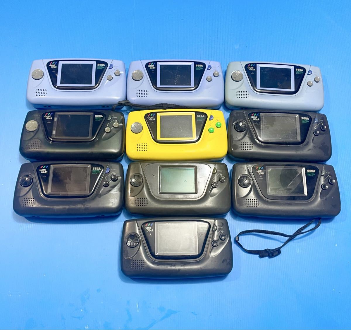 10台 SEGA ゲームギア HGG-3210 NINKU イエロー スモーク 限定版含む