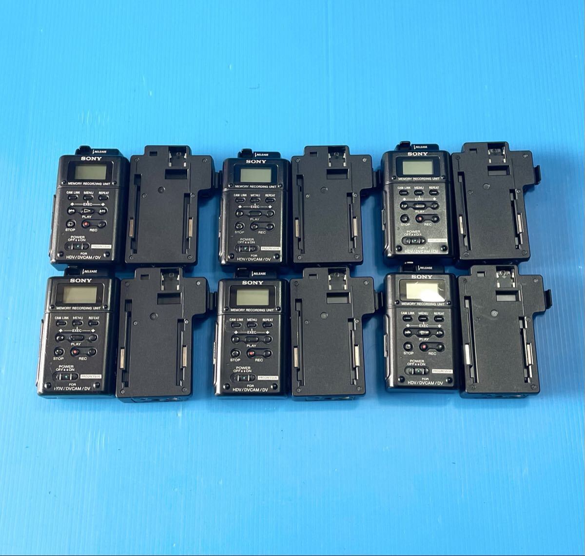 SONY メモリーレコーディングユニット 6セット HVR-MRC1/1 HVRA-CR1 通電確認済み バッテリー付属しません