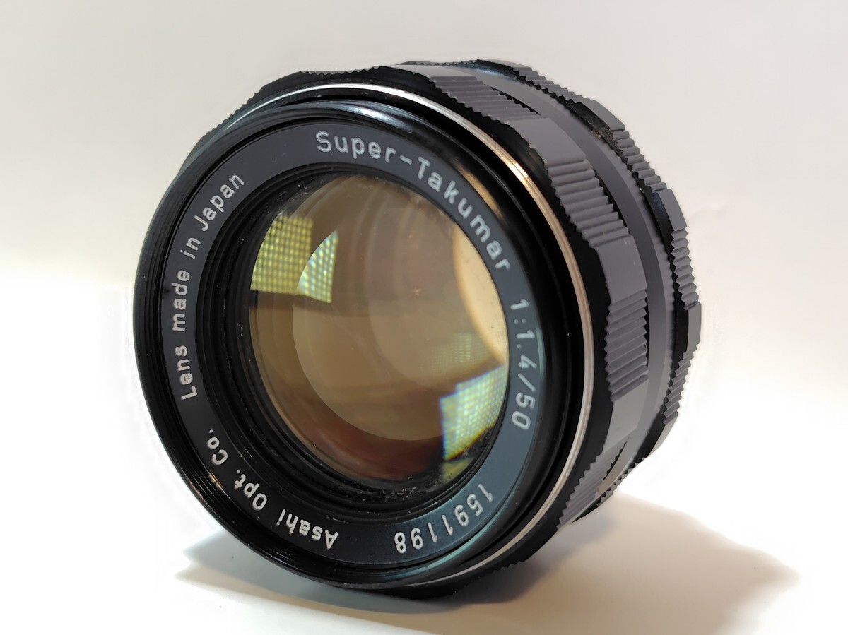 ★美品★PENTAXペンタックス Super-Takumar 50mm F1.4 単焦点 標準レンズ M42マウント #L272