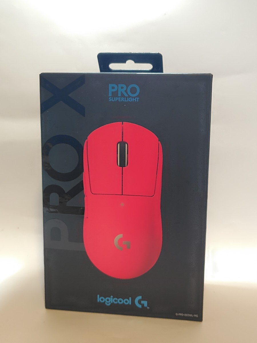★美品★Logitechロジクール PRO X SUPERLIGHT ワイヤレス ゲーミングマウス(ピンク) #S75