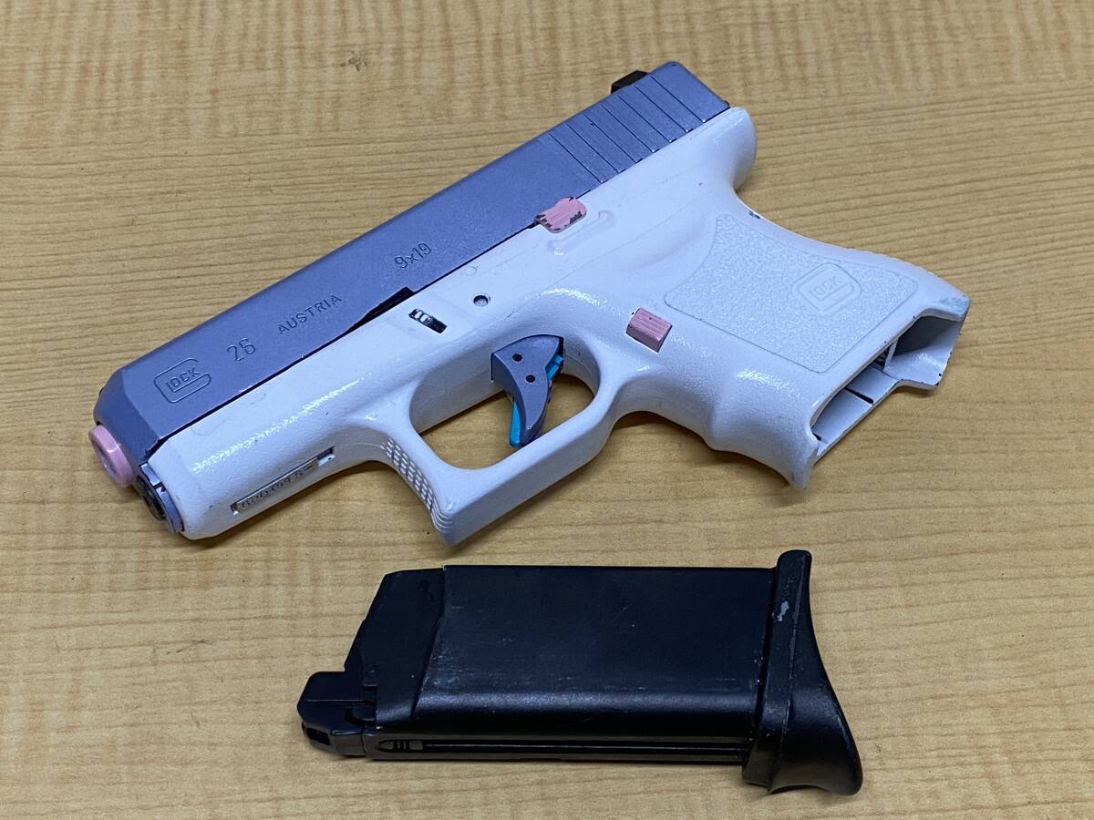 GG419 【ガスガン】 訳アリ 東京マルイ グロック26 G26 Glock 外装リペイント品