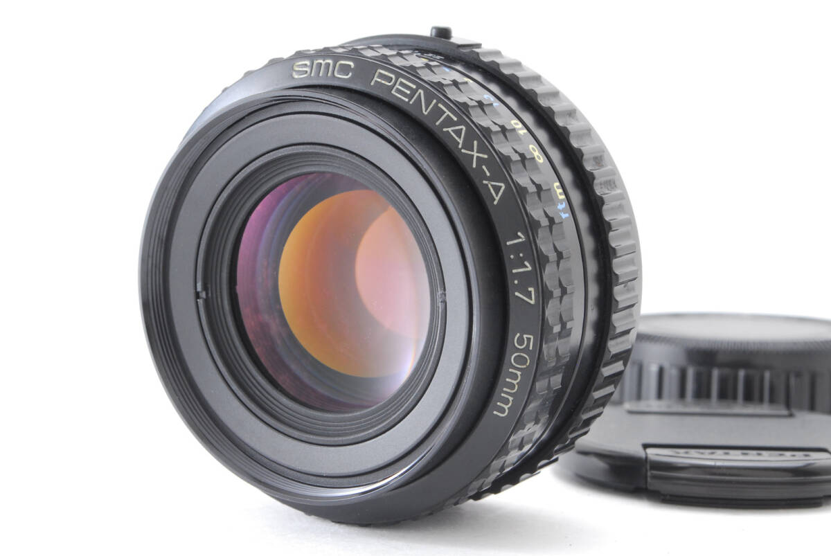 #422【美品】SMC ペンタックスA 50mm f/1.7 Kマウント マニュアルフォーカス 標準レンズ