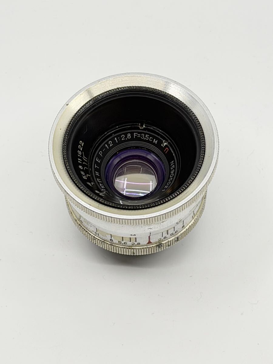 超希少 シルバー Jupiter-12 35mm f2.8 L39 ライカLマウント Zeiss biogon型 ジュピター12
