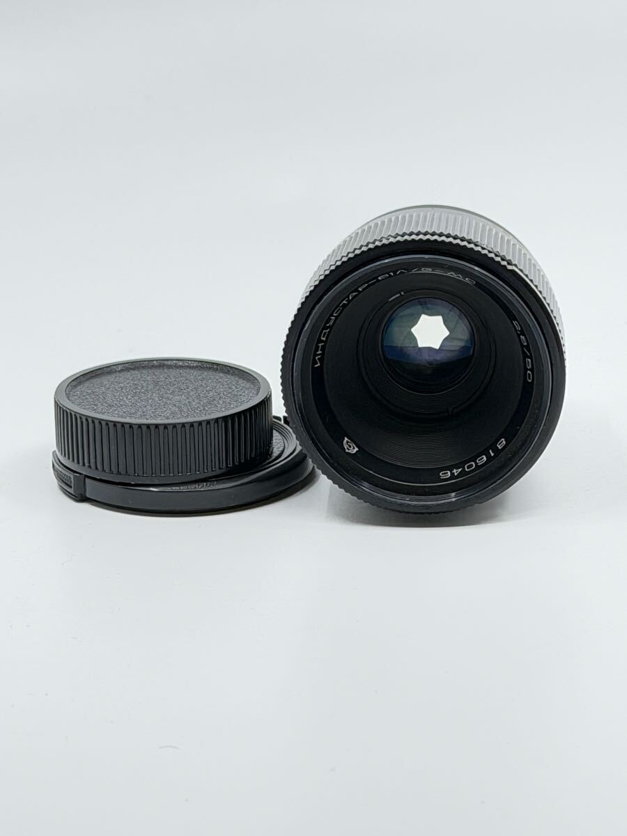 分解清掃済 Industar 61 L/Z 50mm f2.8 インダスター61 オールドレンズ 星ボケ 星型絞り マクロ 単焦点 2