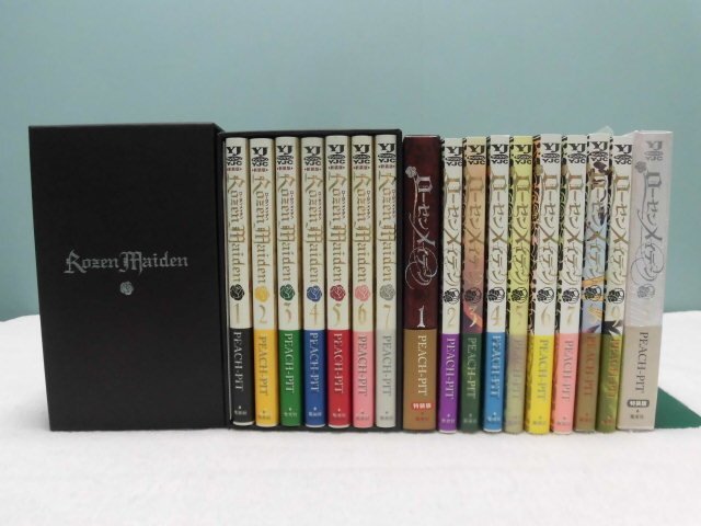 D399【Rozen Maiden 新装版 全7巻 ローゼンメイデン(新シリーズ)1~9巻(1巻特装版) 5巻特装版(未開封)コミック 全巻第1刷発行 帯付 計17冊】