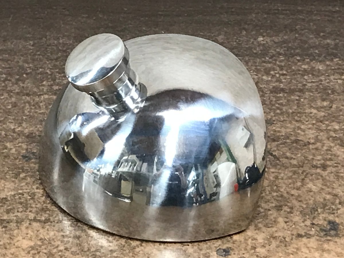 ☆中古品☆　ヴィンテージ　ステンレス製　フラスコ