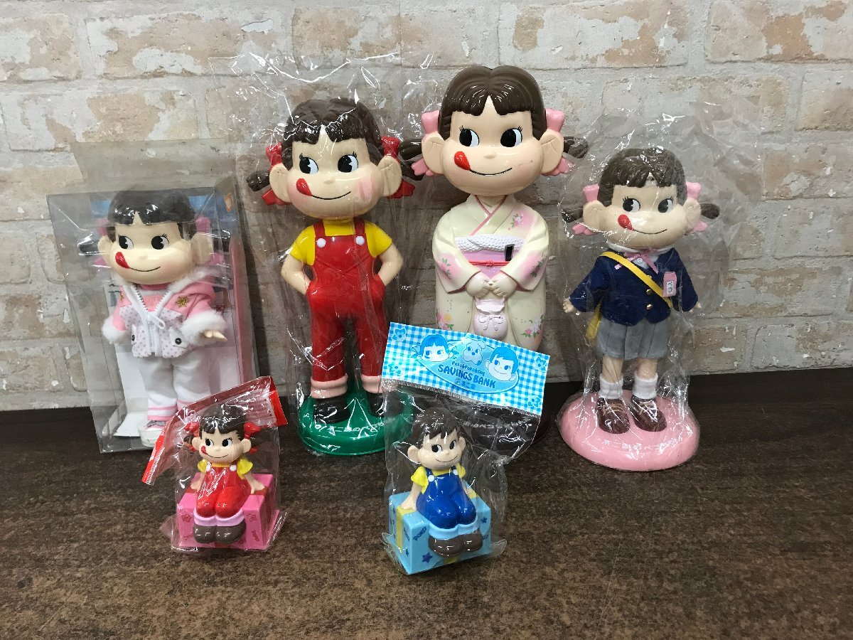 ☆中古品☆　不二家 ペコちゃん　首振り人形　貯金箱　まとめ売り