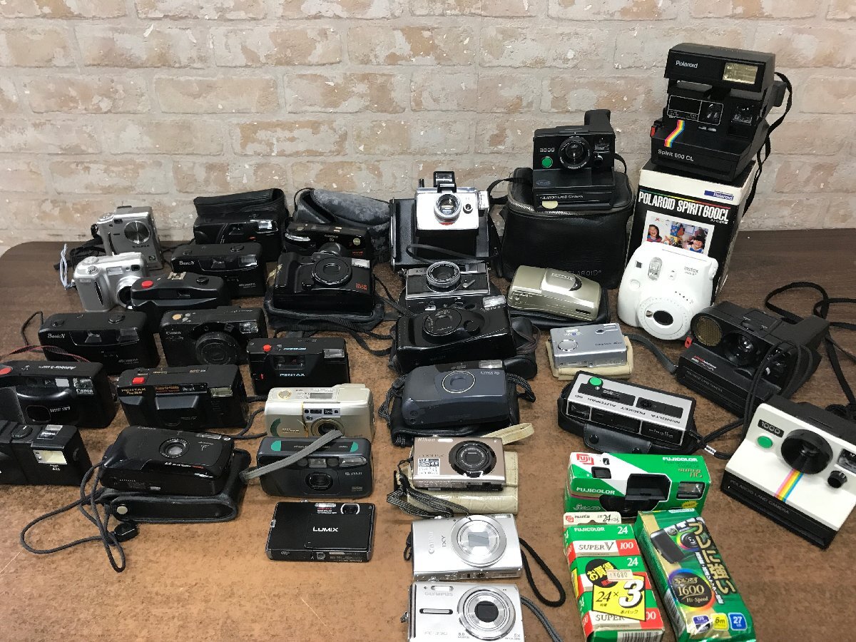 ※ジャンク品※　カメラ　ポラロイドカメラ　デジタルカメラ　まとめ売り　FUJIFILM　オリンパス　キャノン　Nikon　ペンタックス　等