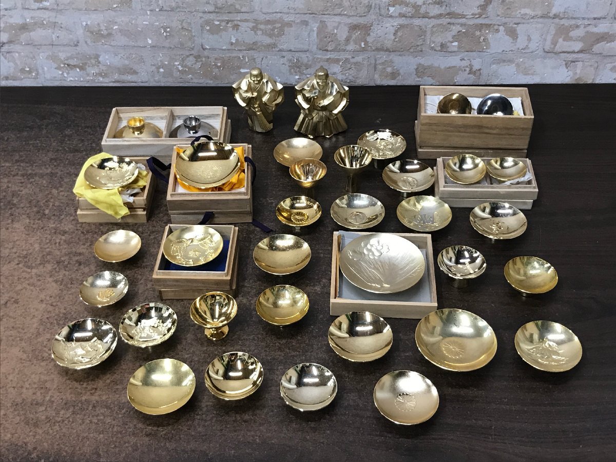 ☆中古品☆ 24KGP まとめ売り　盃　置物　酒器