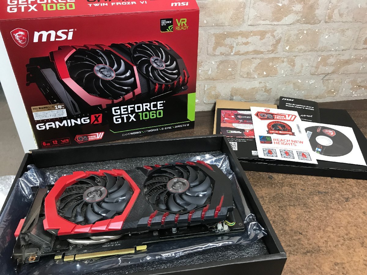 ※ジャンク品※　MSI GEFORCE GTX1060 GAMING X 6G グラボ グラフィックボード GPU グラフィックボード PCパーツ