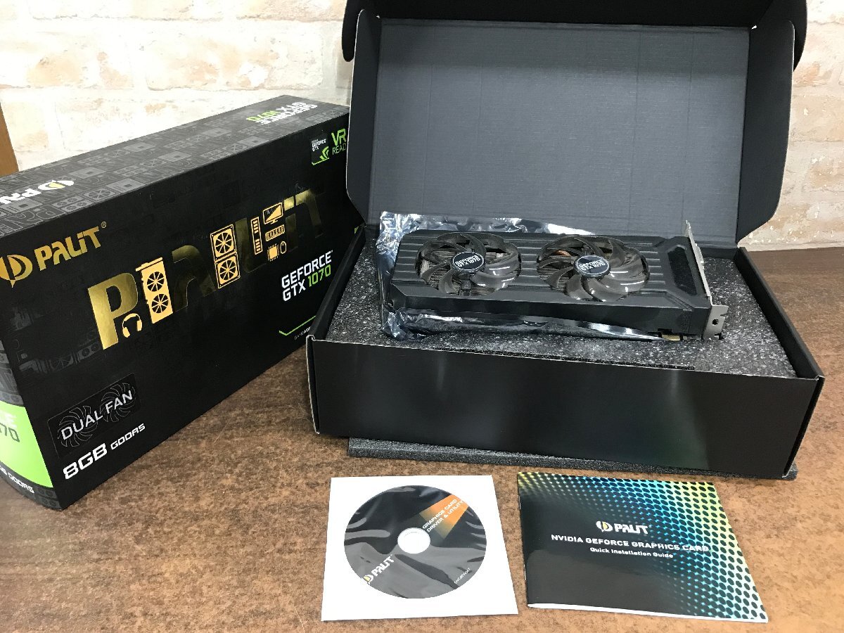 ※ジャンク品※　PALIT GEFORCE GTX 1070 8GB GDDR5 グラフィックボード PCパーツ