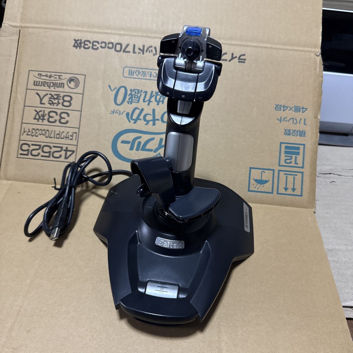 あ-8787）SAITEK ST290PRO フライトシミュレーター用　サイテック　USBジョイスティック　