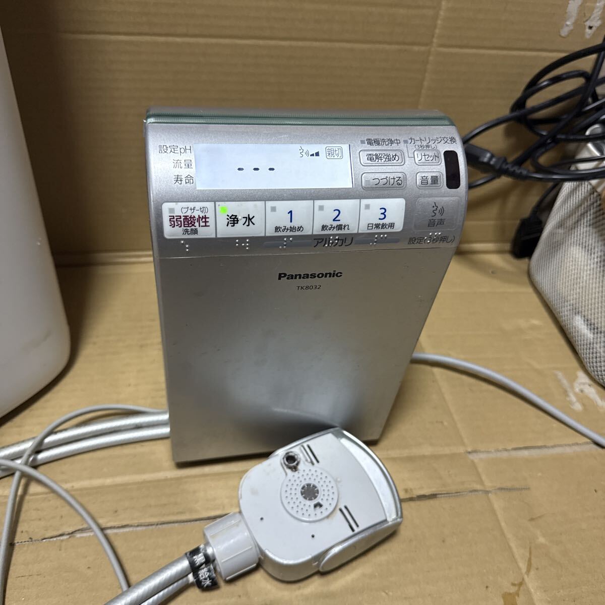 あ-8801）Panasonic パナソニック アルカリイオン整水器 TK8032 通電のみ確認