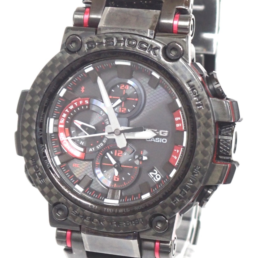 NA417881 カシオ 腕時計 ジーショック G-SHOCK MT-G MTG-B1000 電波ソーラー SS 黒文字盤 メンズ CASIO 中古