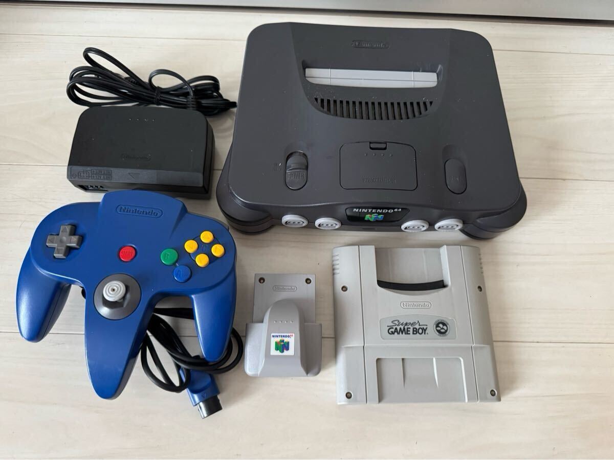 NINTENDO64 本体 コントローラー 振動パック スーパーゲームボーイ 任天堂 ニンテンドー64
