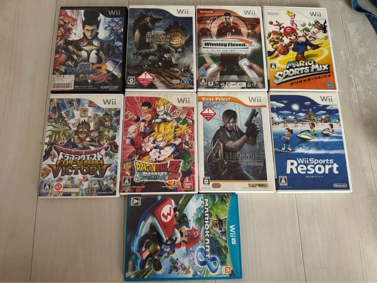 Wii WiiU ソフト まとめ売り 10点 マリオカート モンスターハンター
