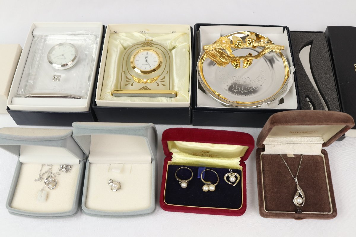 MIKIMOTO TASAKI まとめて STERLING アコヤ真珠 アクセサリー 時計 等 SILVER ミキモト タサキ 田崎 シルバー 【彩irodori】
