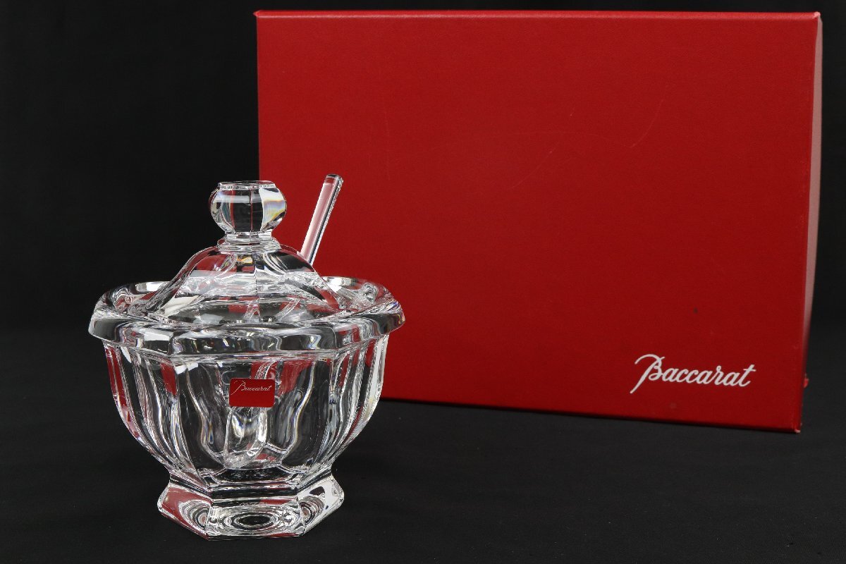 Baccarat バカラ クリスタル ミズーリ シュガーポット ジャムポット 調味料ポット 箱付き 【彩irodori】1