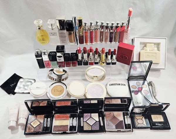 【A2】ChristianDior ディオール アイシャドウパレットファンデパウダーリップボディハンドケア等ブランドコスメ化粧品メイク 大量まとめ
