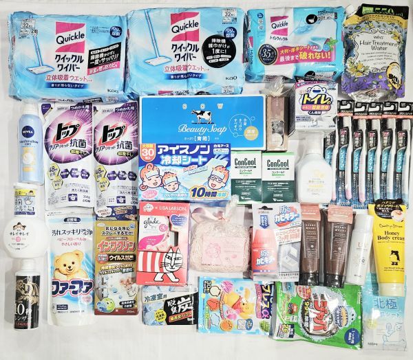【C1】約8.1kg トップ アイスノン コンクール他ボディケア液体洗濯洗剤口腔ケア消臭センサー石鹸 生活用品日用消耗品類大量 未開封含まとめ