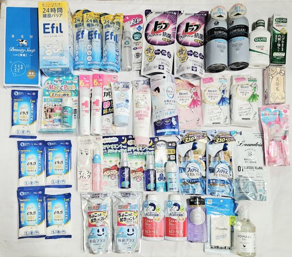 【C2】約8kg ビオレ アース ゴートミルク他 ボディケア液体洗濯洗剤口腔ケア防カビスプレー除菌 生活用品日用消耗品類大量 未開封含まとめ