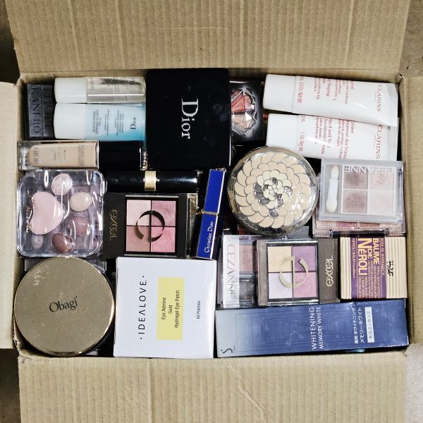 ⑤【約5.0kg】CHANELシャネルDiorディオール韓国コスメデパコスプチプラメイクブランド化粧品等80サイズ1箱まとめ売り大量セット