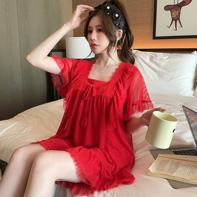 L06067　パジャマレディース● 着心地抜群 高品質　　20代30代40代 　部屋着　●　ルームウエア　　上下セット　　素敵　　red