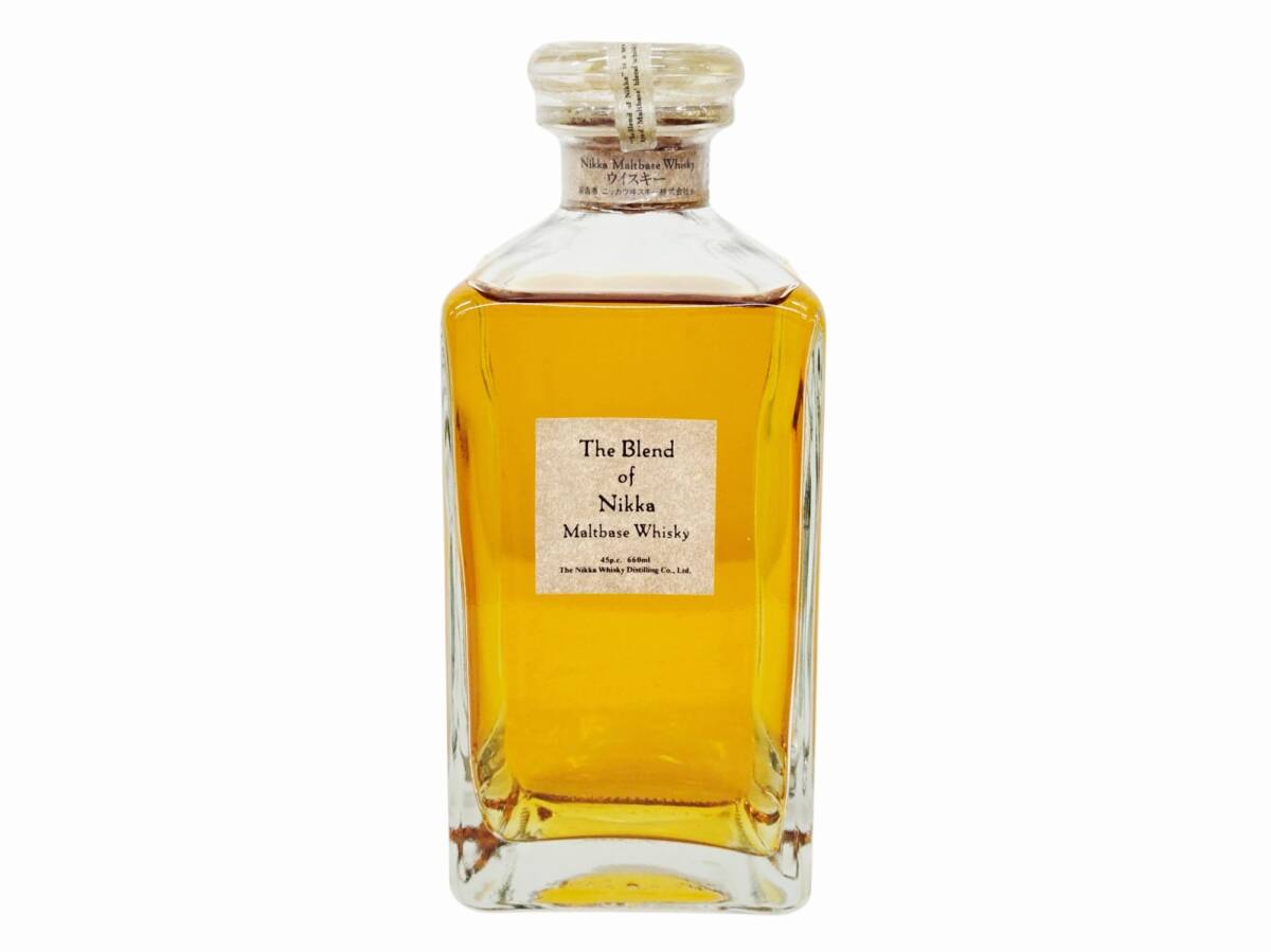 6E1エ26 ★ウイスキー660ml/WHISKY★ NIKKA/ニッカ THE BLEND OF NIKKA MALTBASE モルトベース 国産 Japanese Whisky