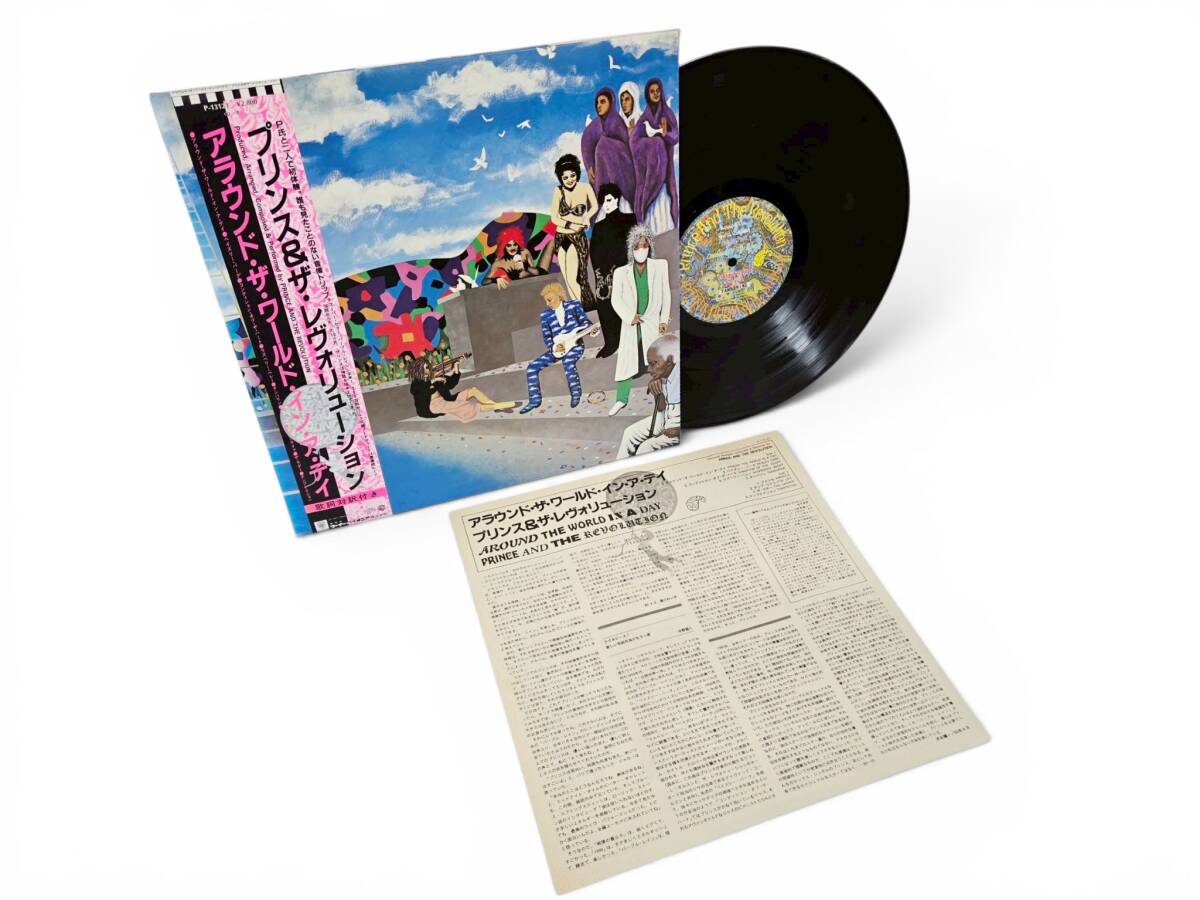 5E5ケ4 RS★Prince And The Revolution★ 帯付 LPレコード【Around The World In A Day/P-13121】