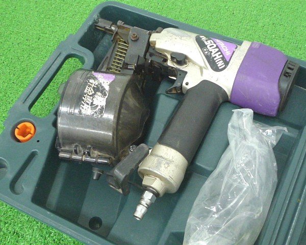 M【大関質店】中古 日立工機 50mm ロール釘打機 NV50AH