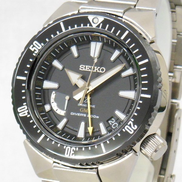 K【大関質店】SEIKO セイコー プロスペックス ダイバースキューバ トランスオーシャン GMT スプリングドライブ SBDB017 5R66-0BE0