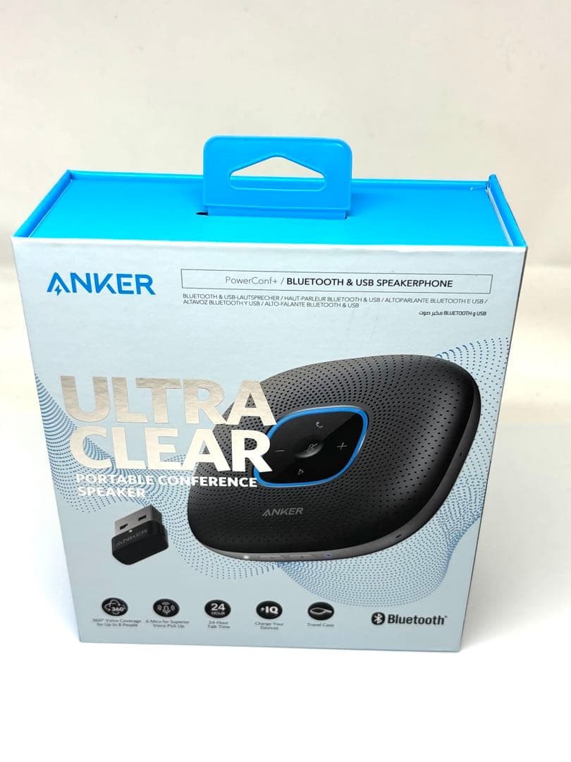 会議効率UP！Anker PowerConf+ スピーカーフォン 美品 完品
