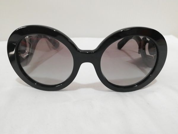 PRADA プラダ サングラス ミニマル バロック ブラックサングラス SPR27N-A 1AB-3M1 55□22 135　2N 未使用保管